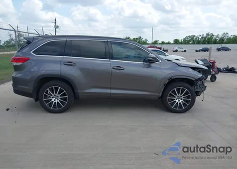 2018 Toyota Highlander Se z USA, uszkodzony, nr VIN 5TDKZRFH8JS532501